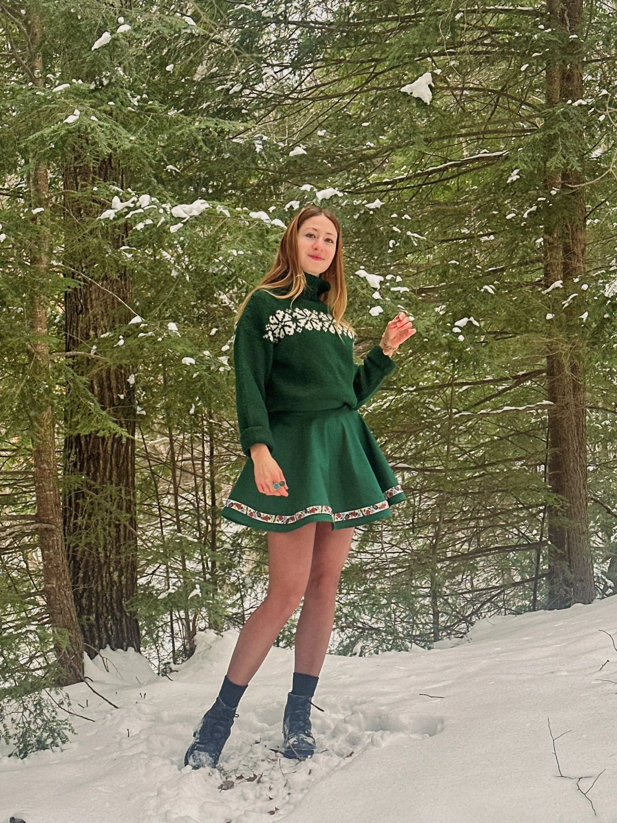 Deerfield Skirt in Balsam