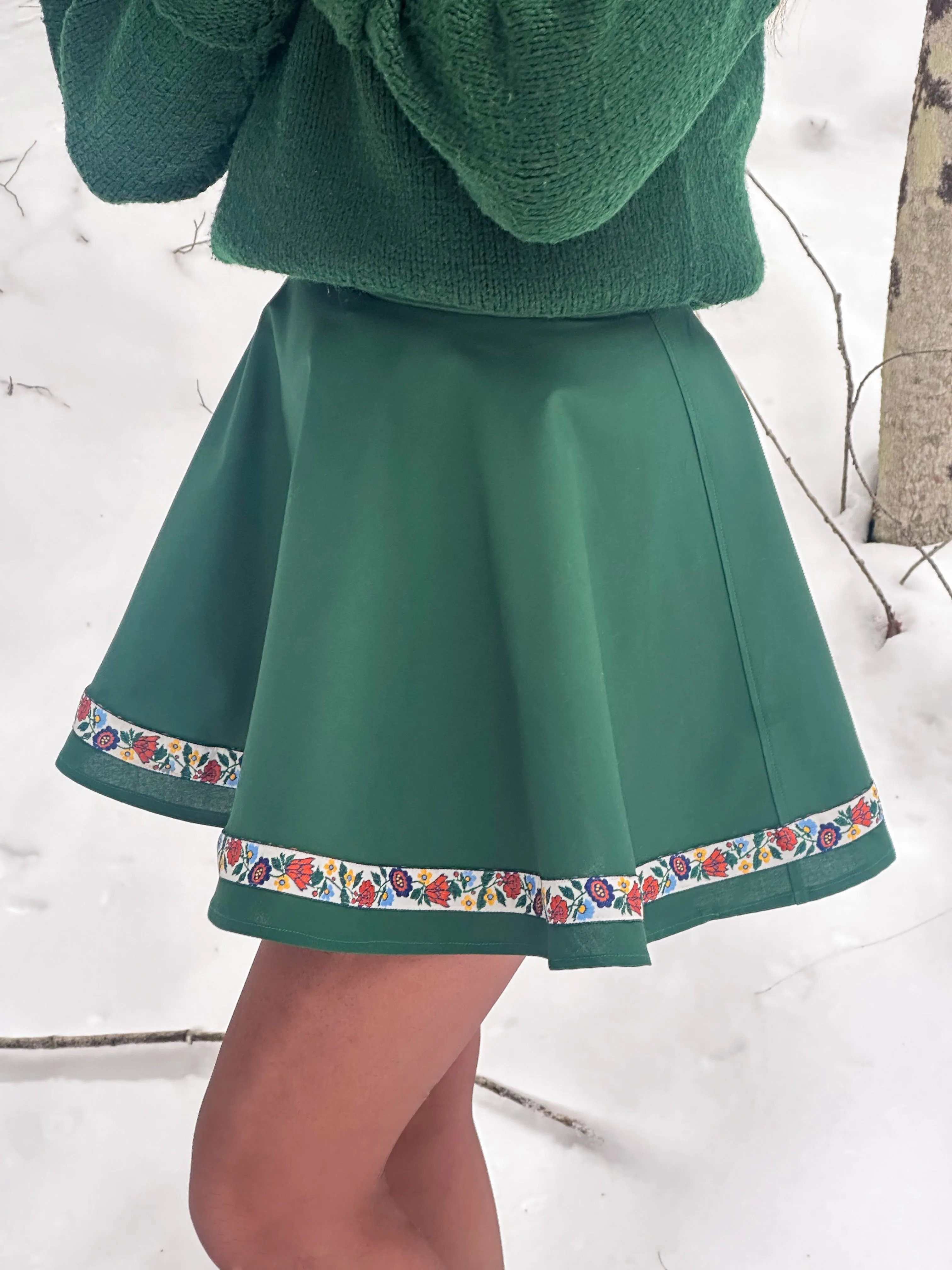 Deerfield Skirt in Balsam