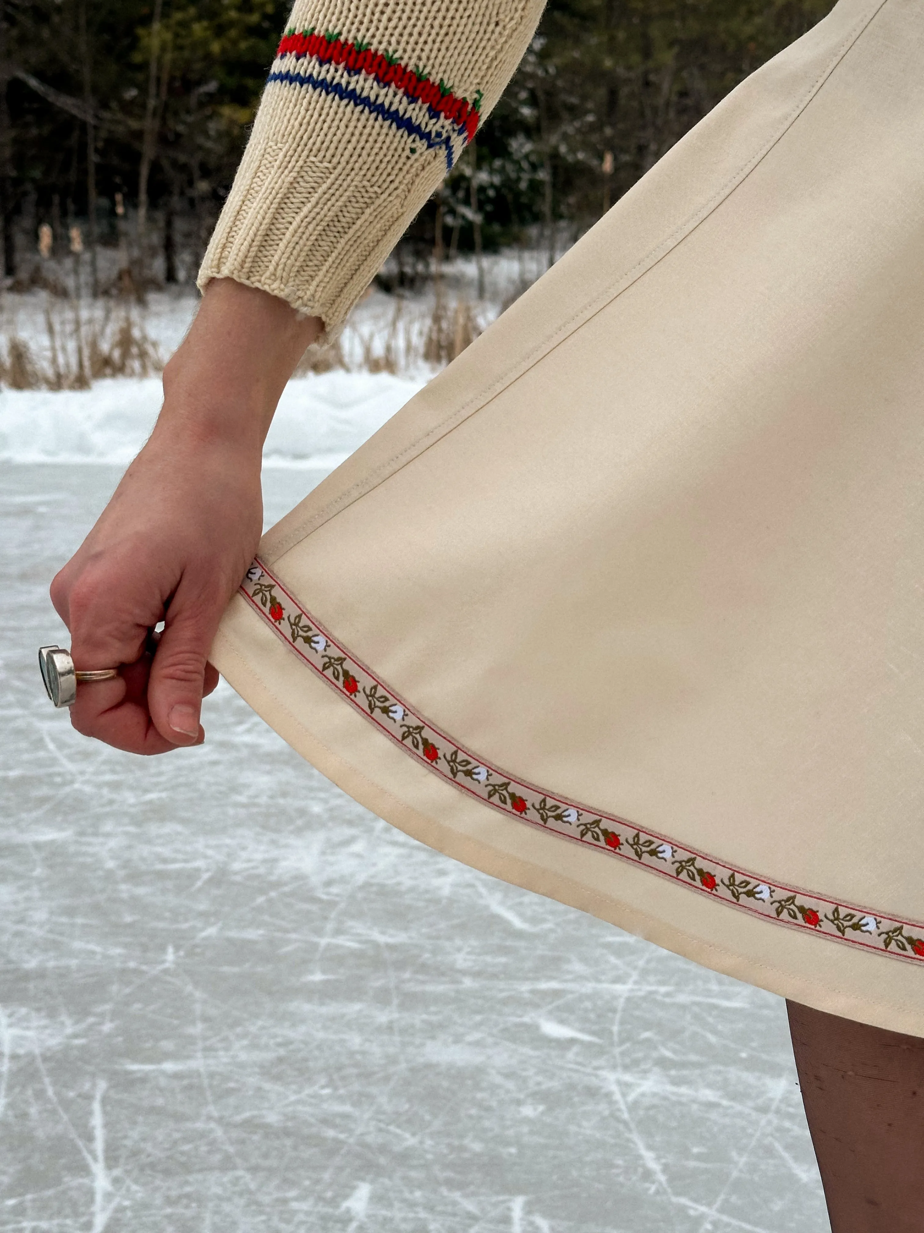 Deerfield Skirt in Buttercream