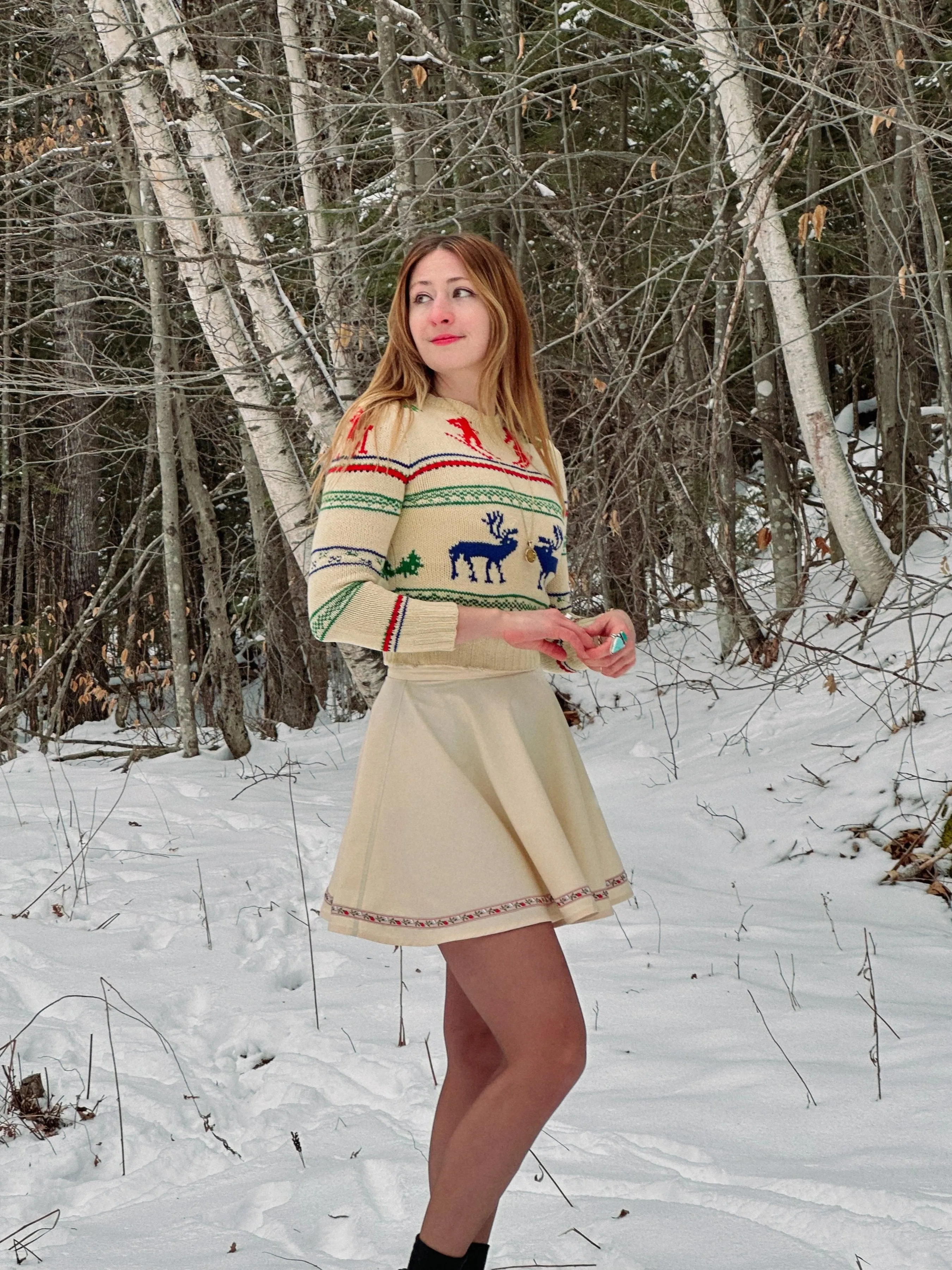 Deerfield Skirt in Buttercream
