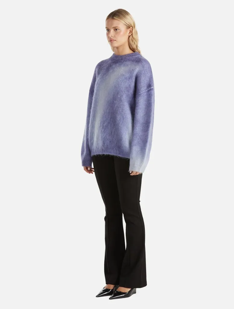 Delilah Knit Pullover - Iris Swirl