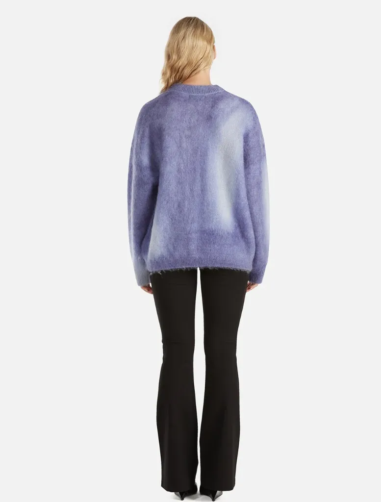 Delilah Knit Pullover - Iris Swirl