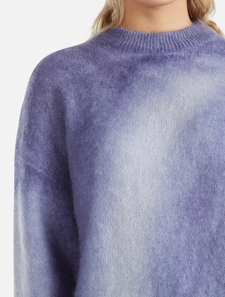 Delilah Knit Pullover - Iris Swirl