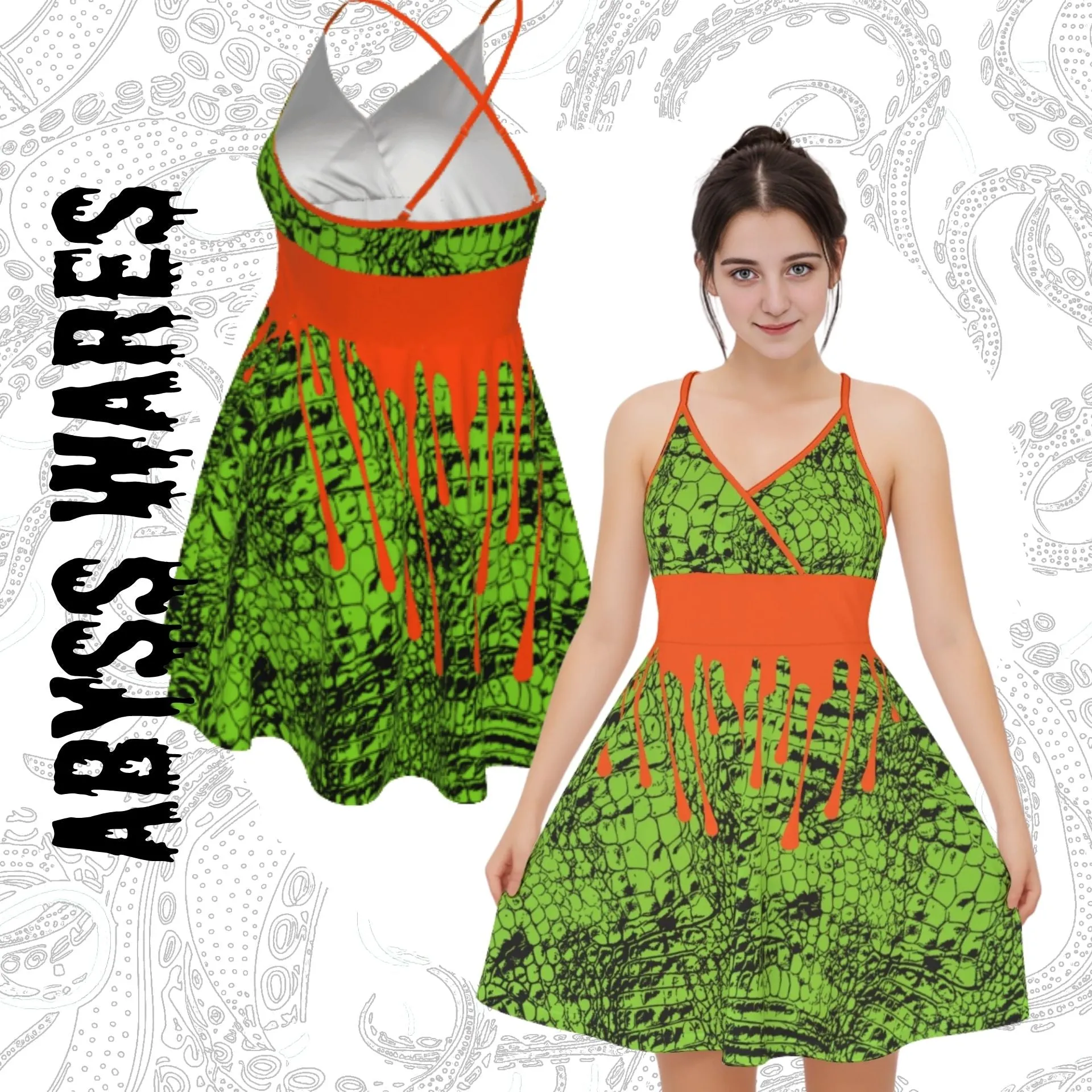 Drip Croc Lizardfolk Sundress