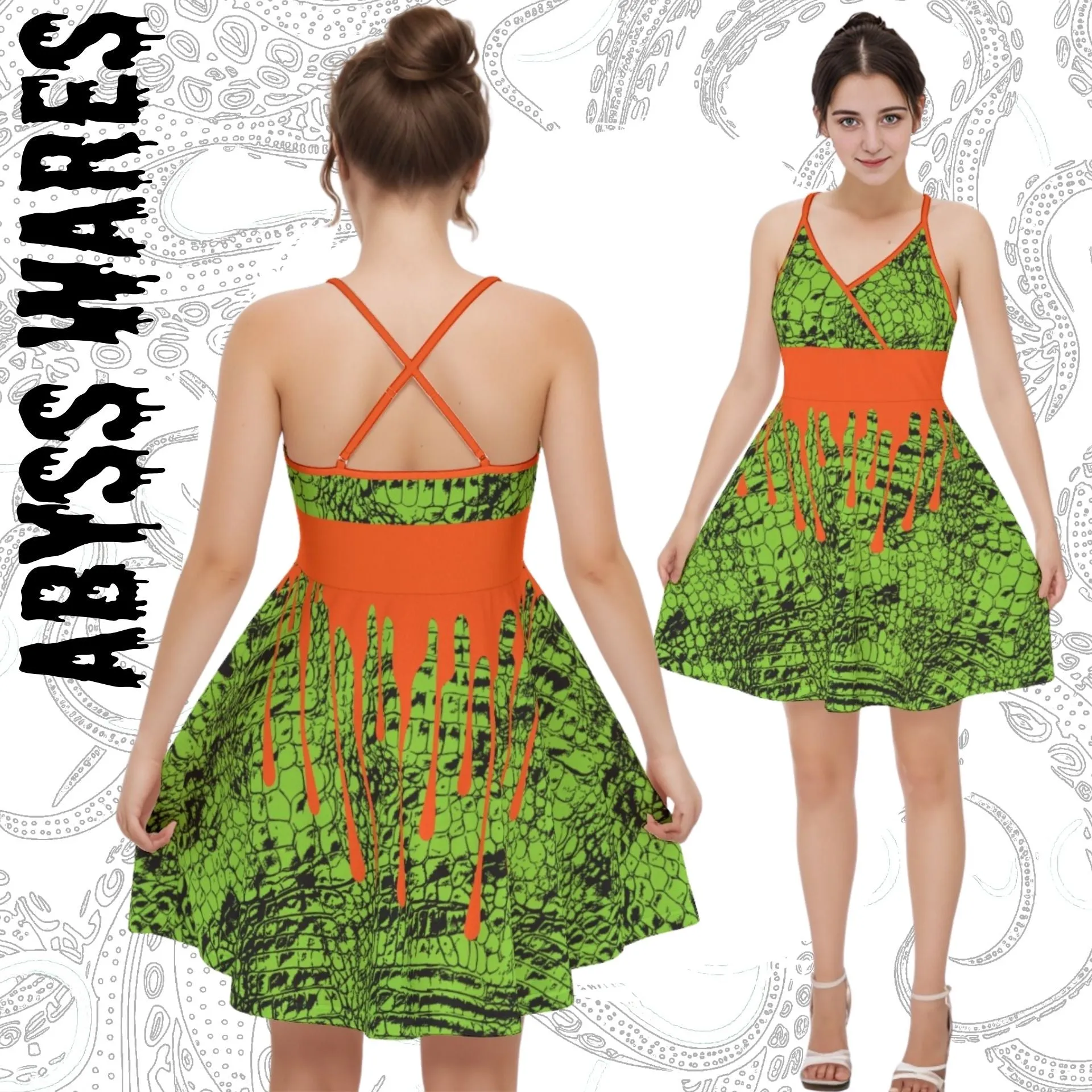 Drip Croc Lizardfolk Sundress