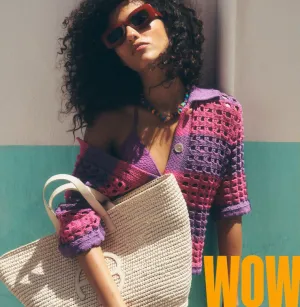 Edie Crochet Stripe Top