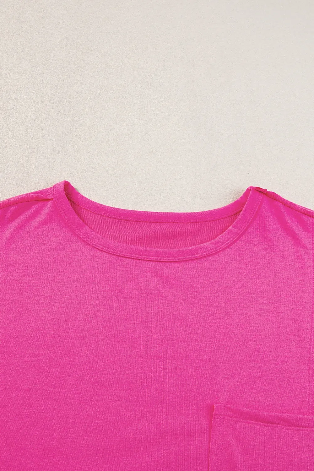 Ember Pocketed Round Neck Short Sleeve T-Shirt