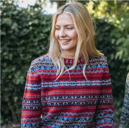 ERIBÉ Westray Sweater - Poppy