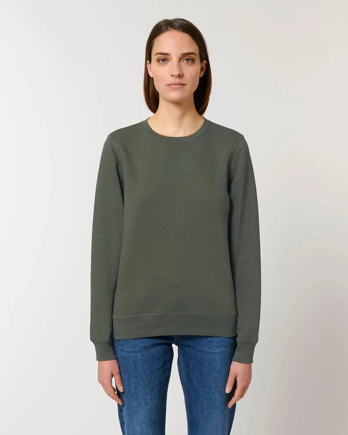 Essential crew neck organic sweatshirt by Stanley Stella