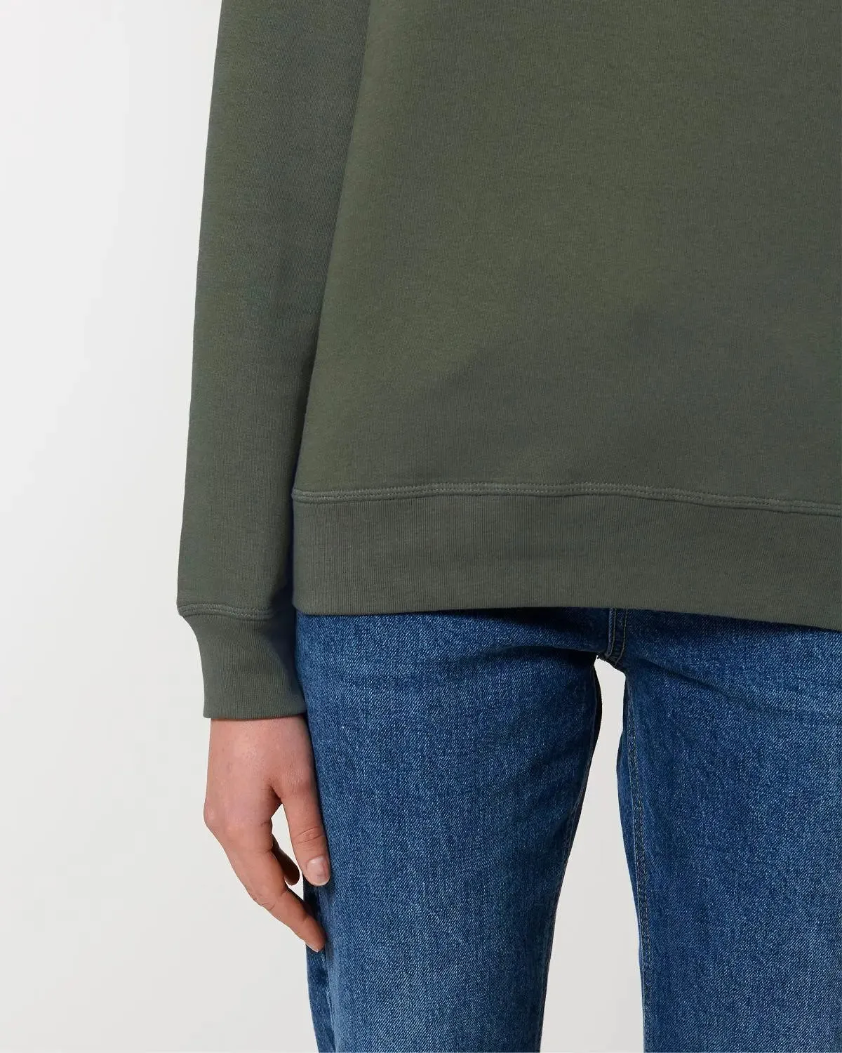 Essential crew neck organic sweatshirt by Stanley Stella
