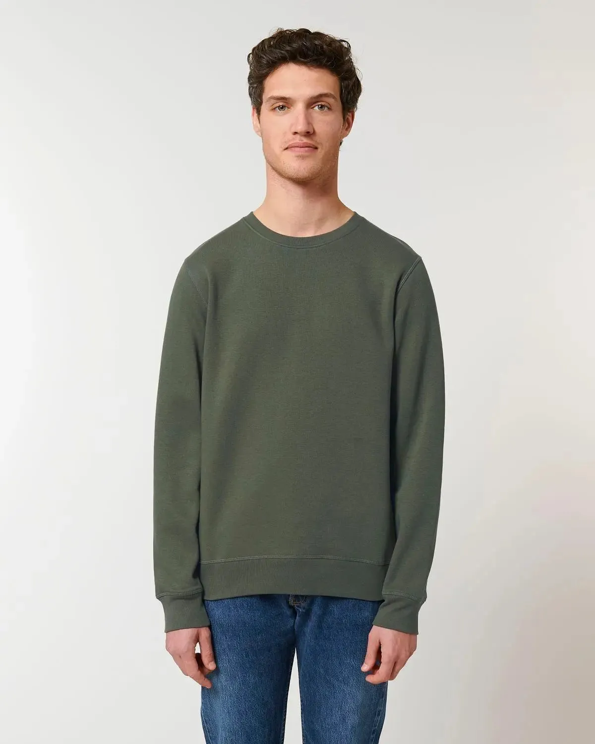 Essential crew neck organic sweatshirt by Stanley Stella
