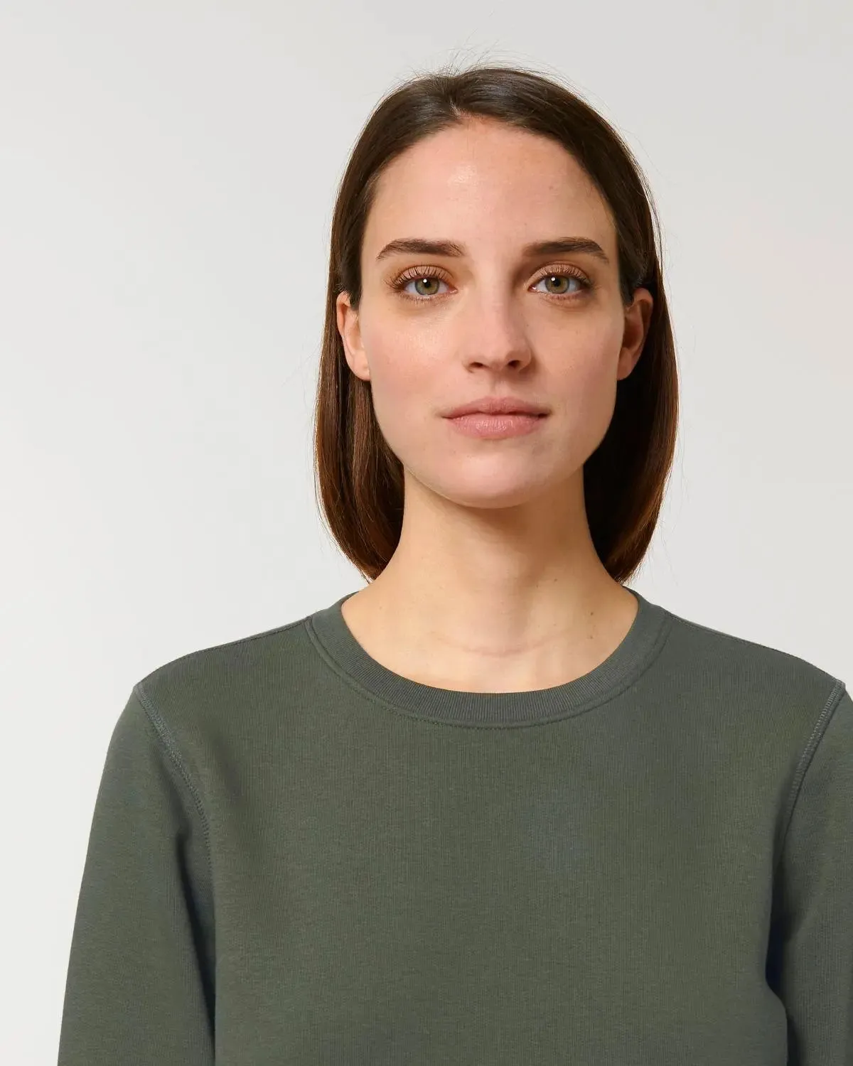 Essential crew neck organic sweatshirt by Stanley Stella