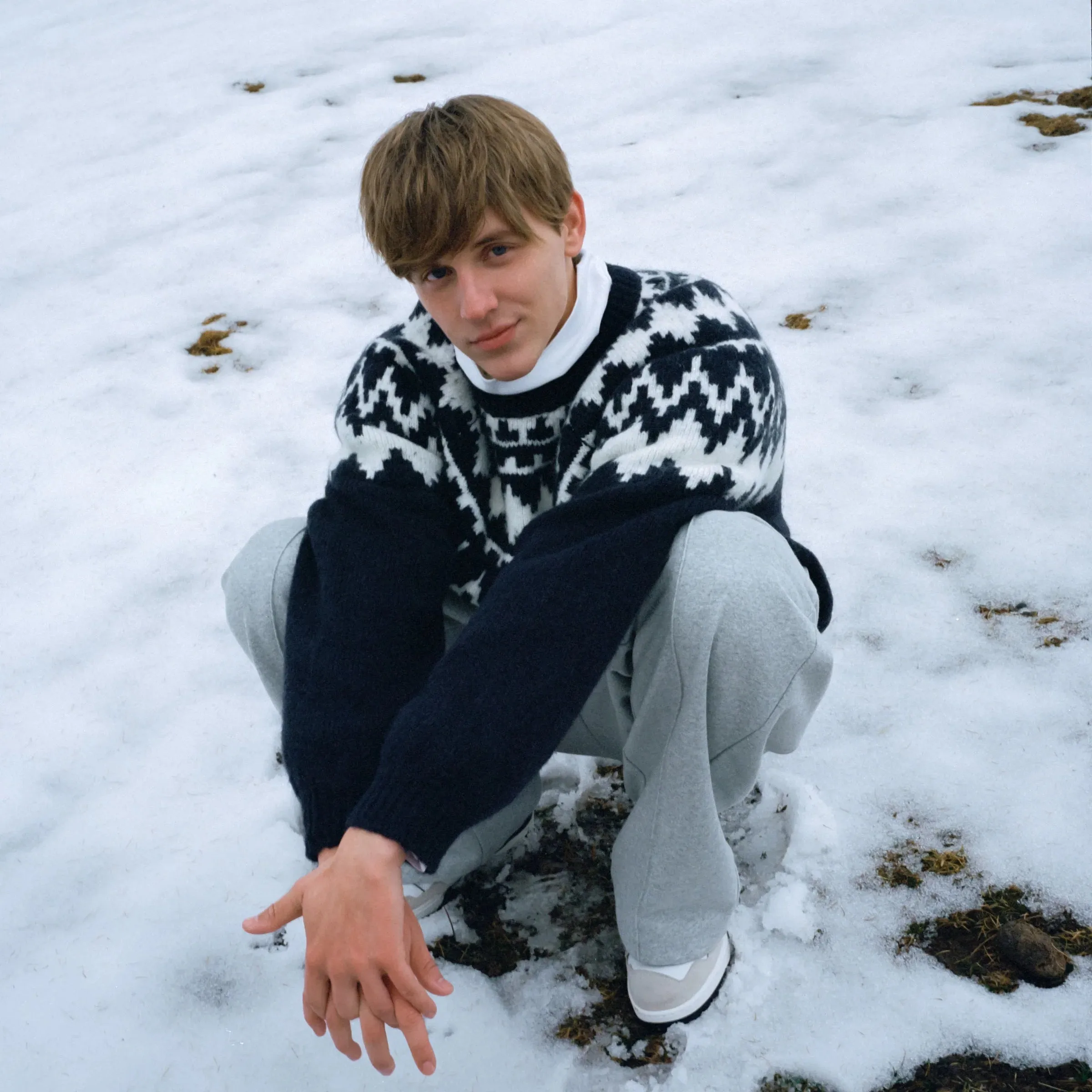 EviStub Fair Isle Wool Blend Sweater