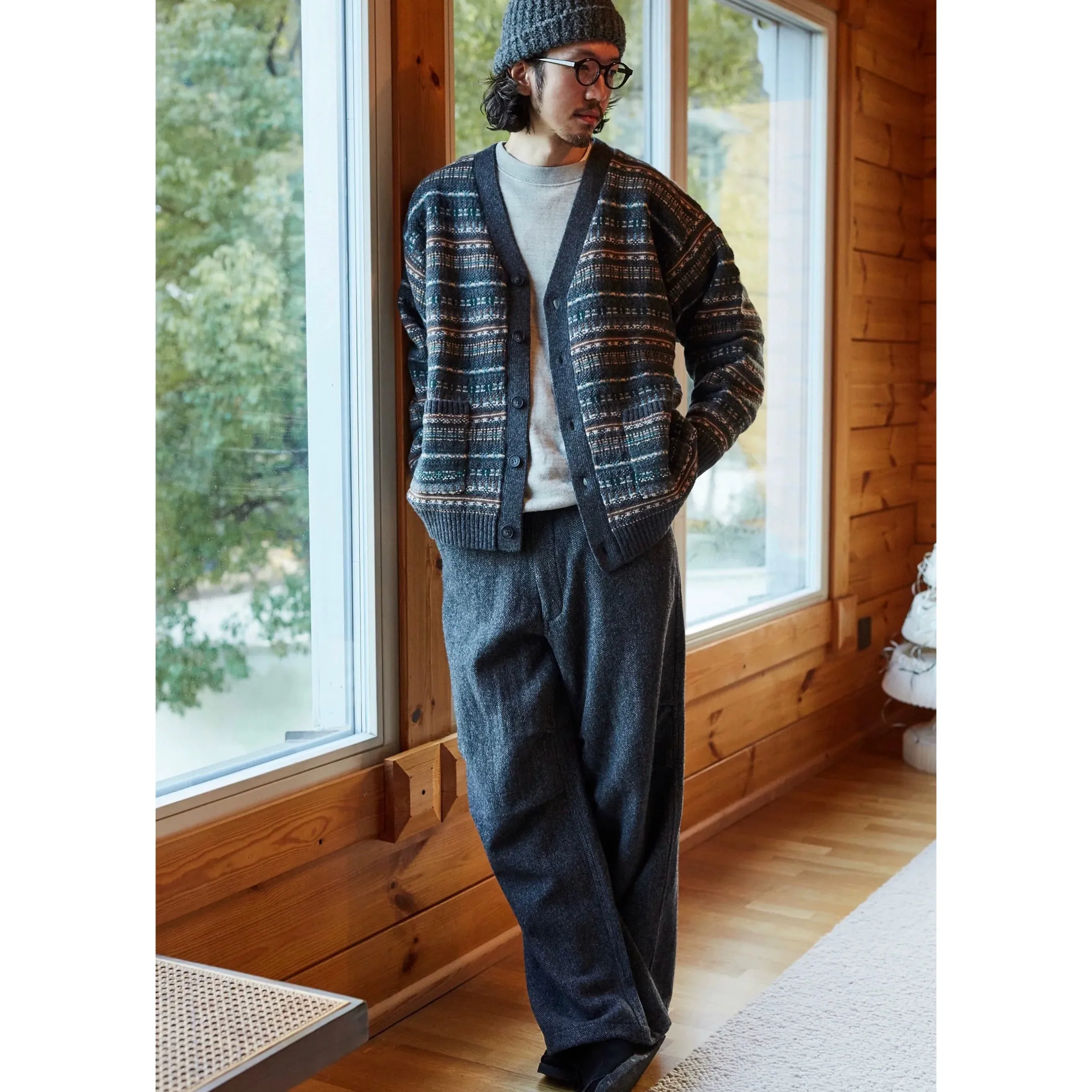 Fair Isle Jacquard Cardigan