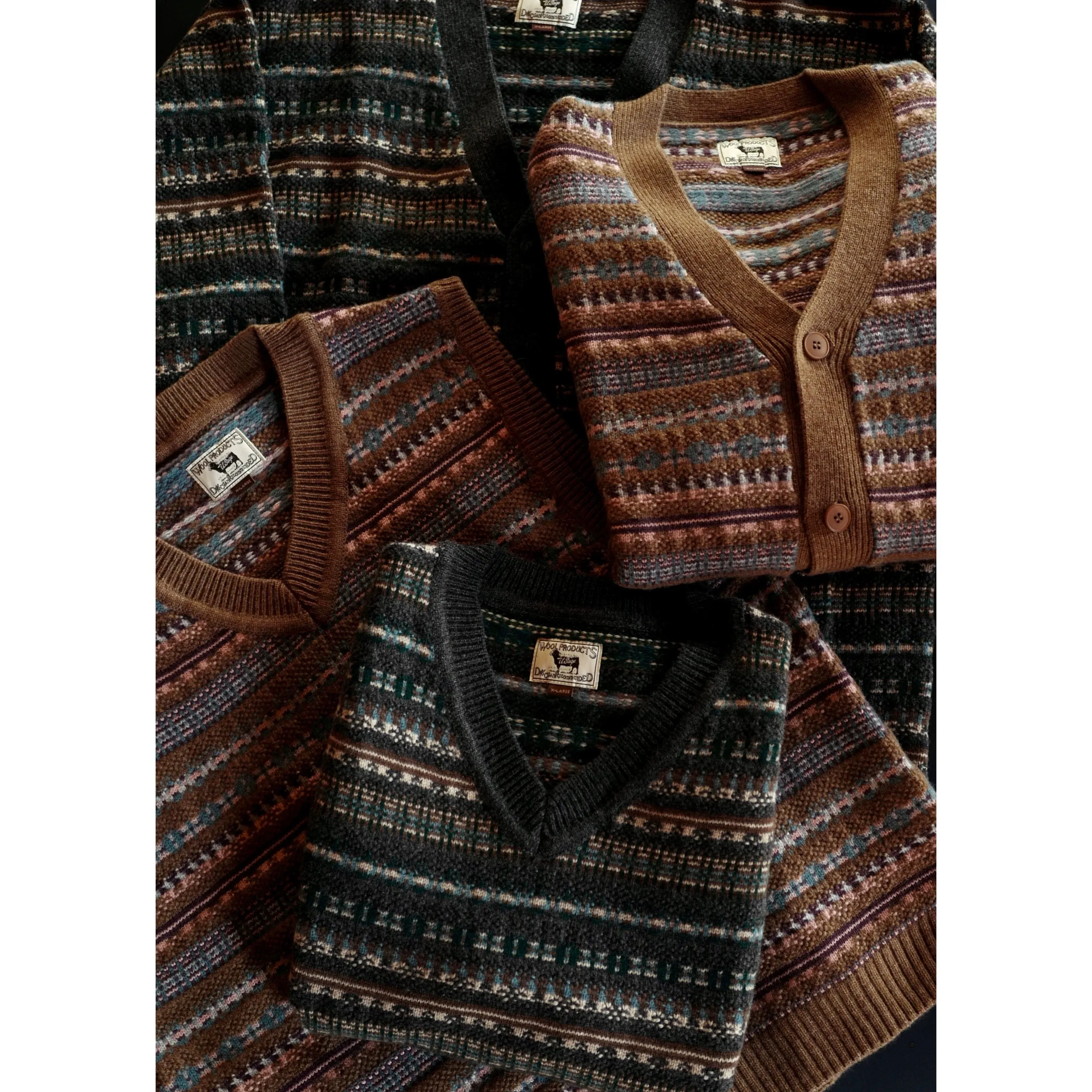 Fair Isle Jacquard Cardigan