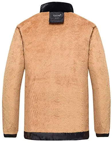 Fashciaga Faux Fur Lined Jacket, Black