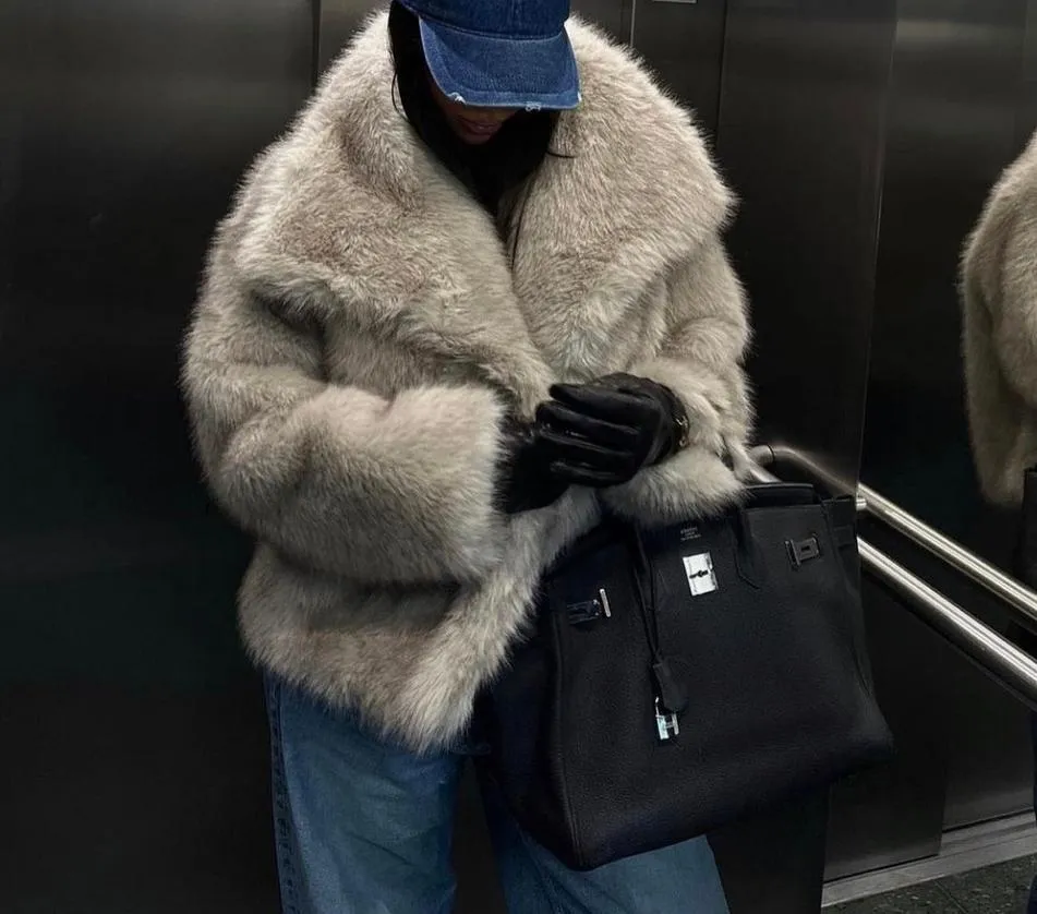 Faux Fur Coat