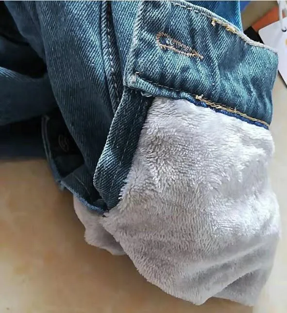 Faux Fur Denim Jacket