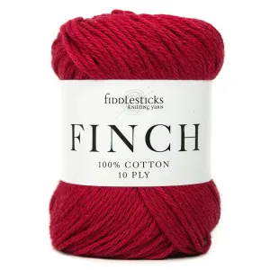 Fiddlesticks Finch Cotton - 10ply - 6211 Red