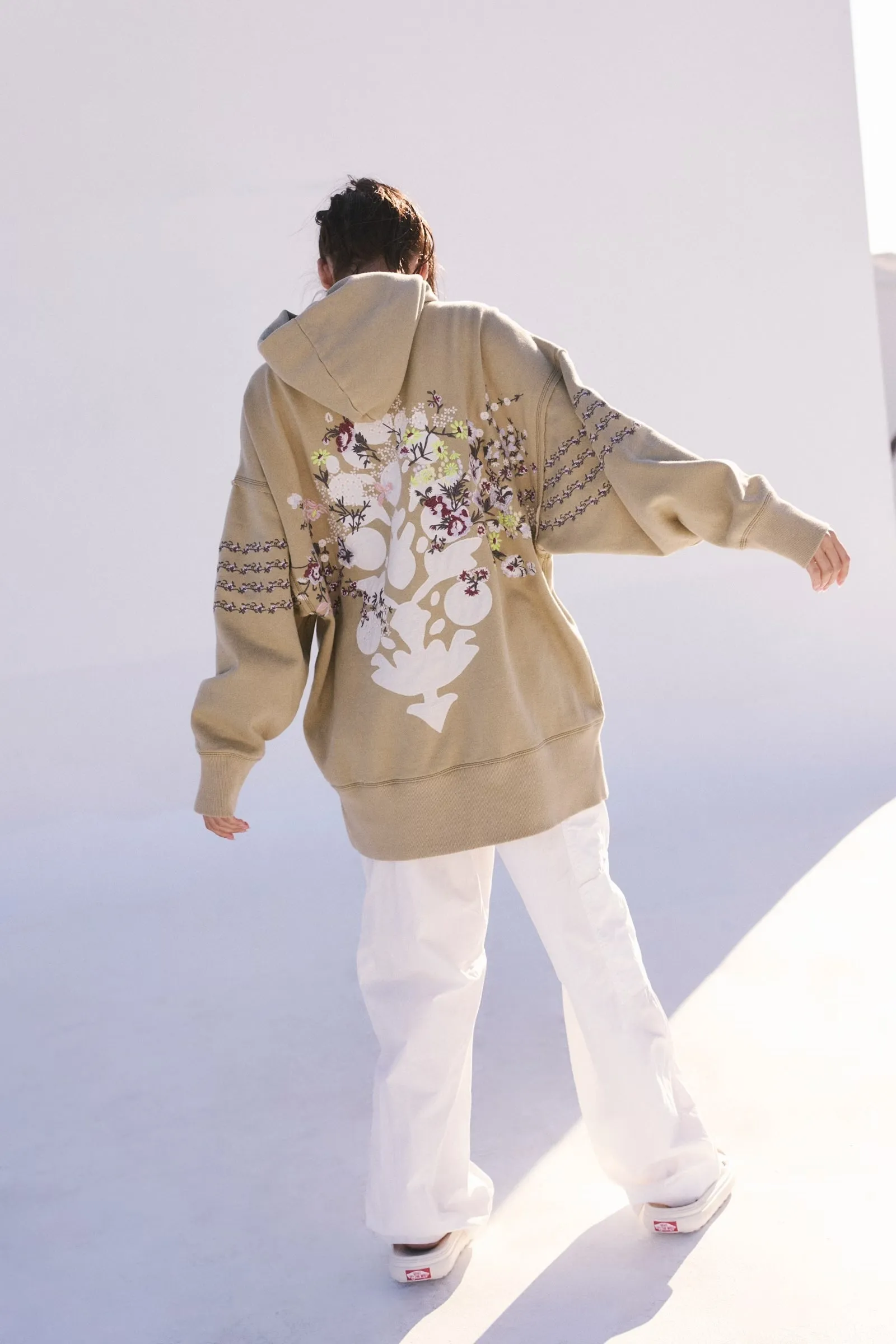 Free People Movement At My Best Embroidered Sweat