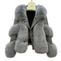 fur jacket seamlessly blending class real fur jacket faux fur