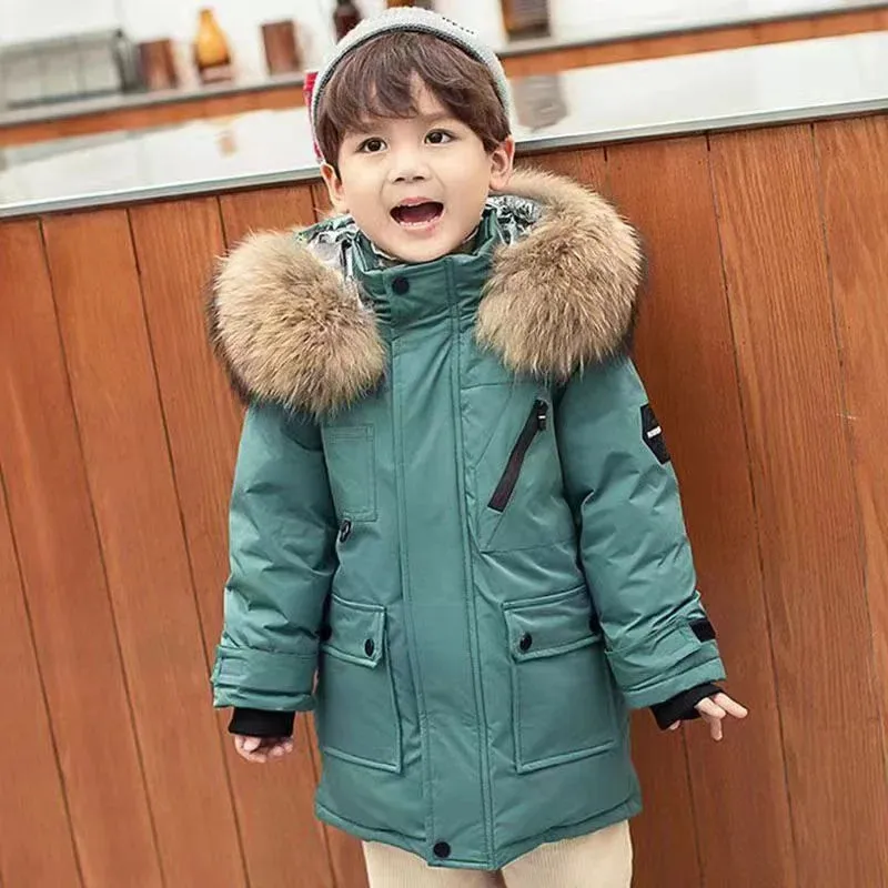 Fur Lining Parka Jacket