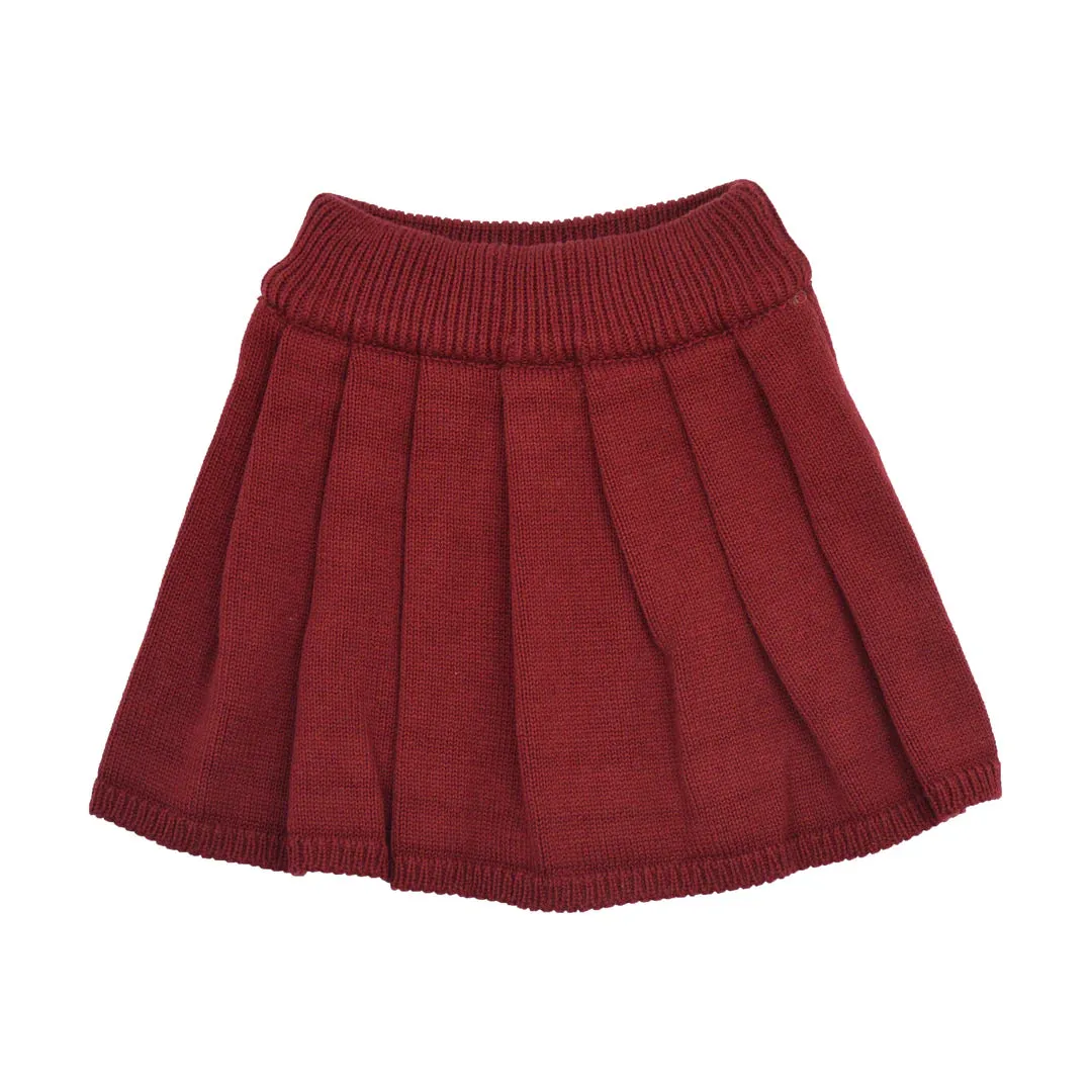Garnet Knit Skirt