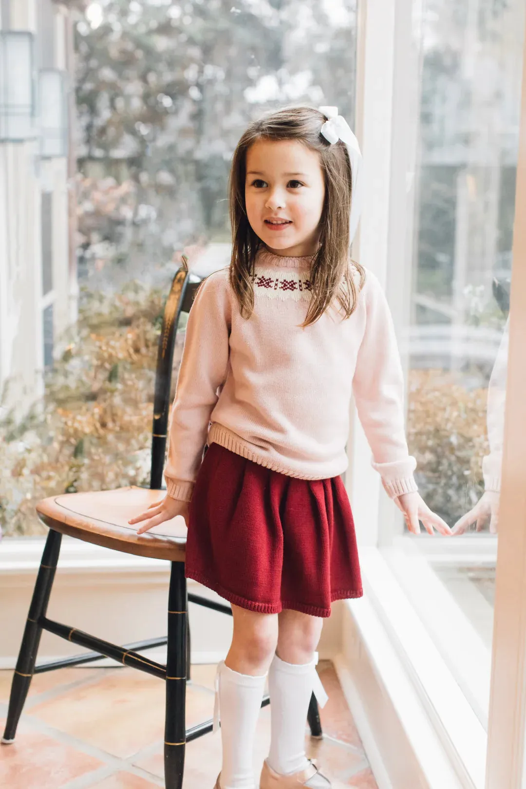 Garnet Knit Skirt