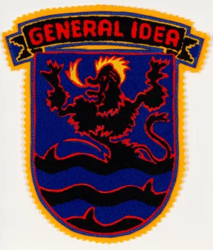 GENERAL IDEA "LE FIN" CHENILLE CREST, 1988