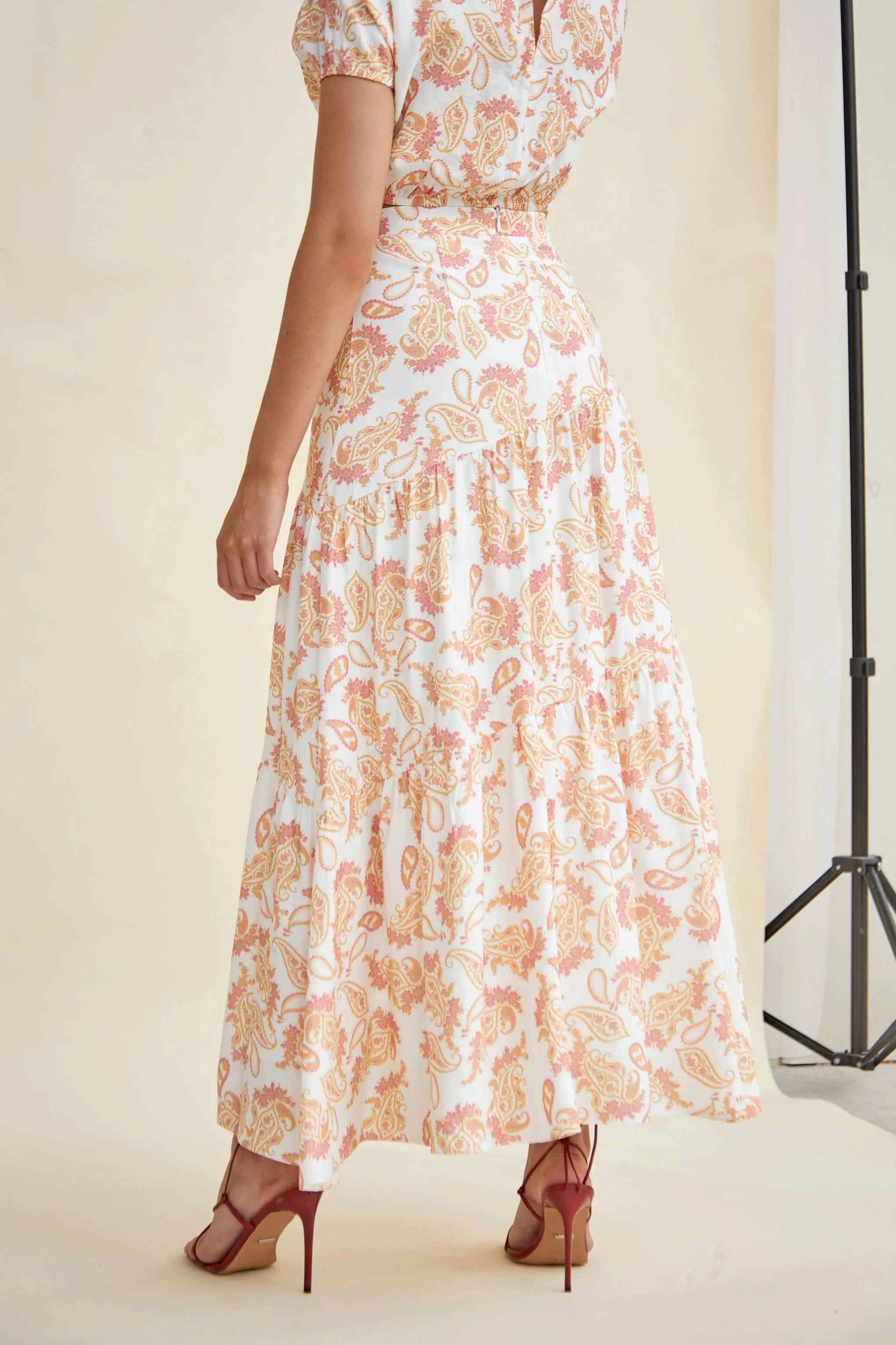 Glamorous High-Waisted Maxi Skirt