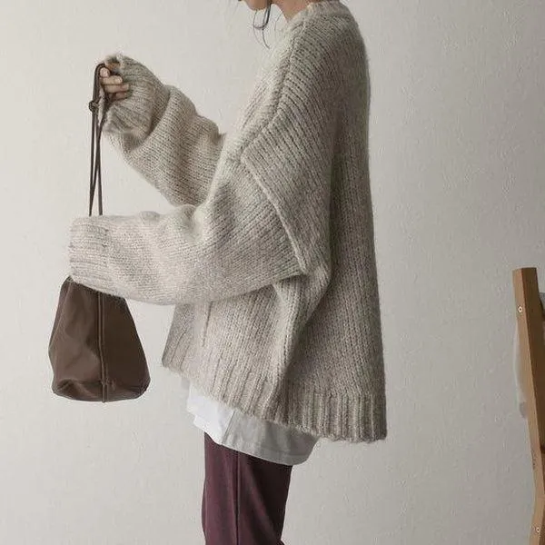 GRACE - SLOUCHY POCKET SWEATER