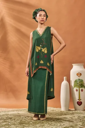 Green Clover Checks Fusion Set