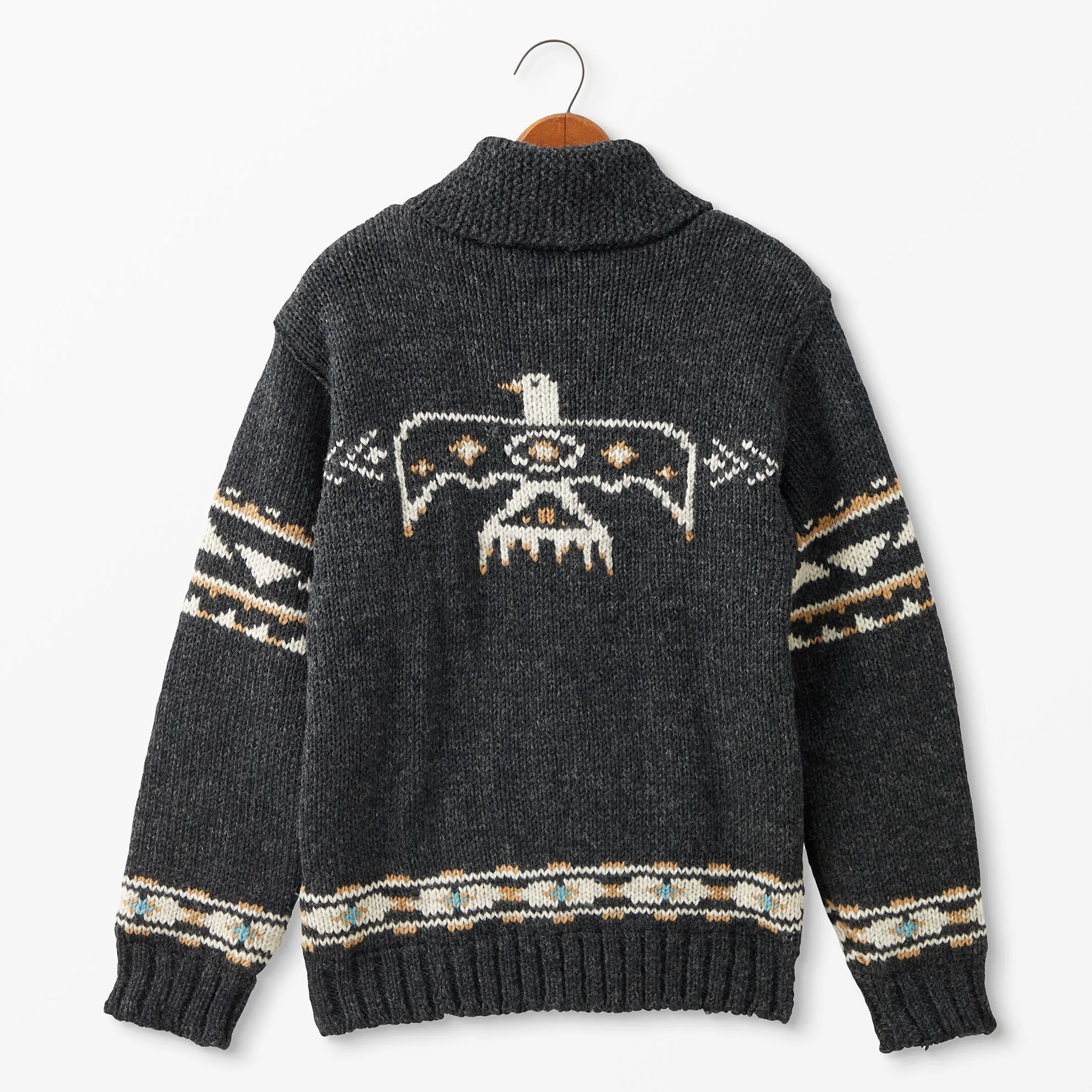 Handknit Western Intarsia Sweater