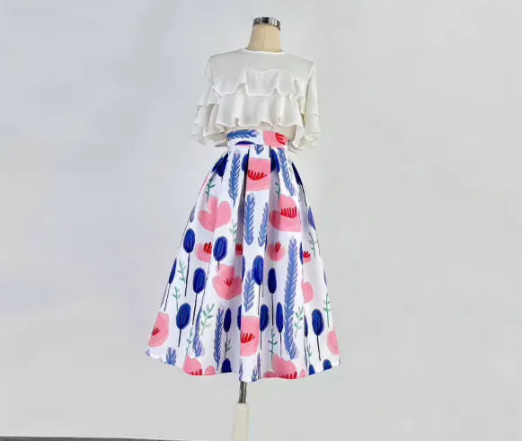 high-waisted and slim spring and summer tutu skirts