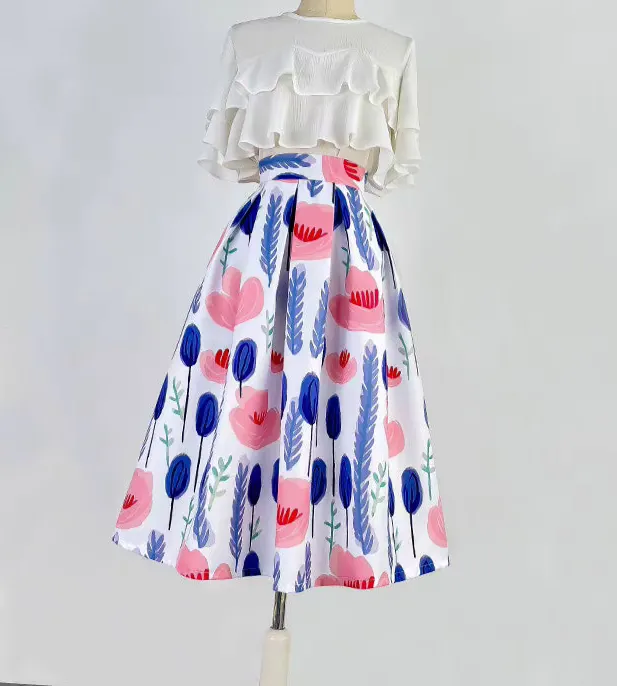 high-waisted and slim spring and summer tutu skirts