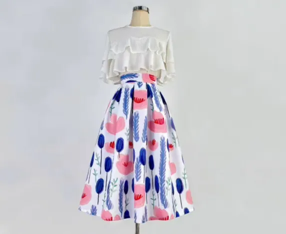 high-waisted and slim spring and summer tutu skirts
