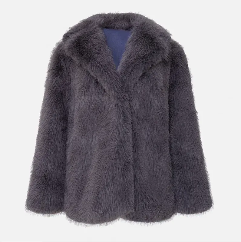 Ivankav | luxury jacket in soft faux fur for women
