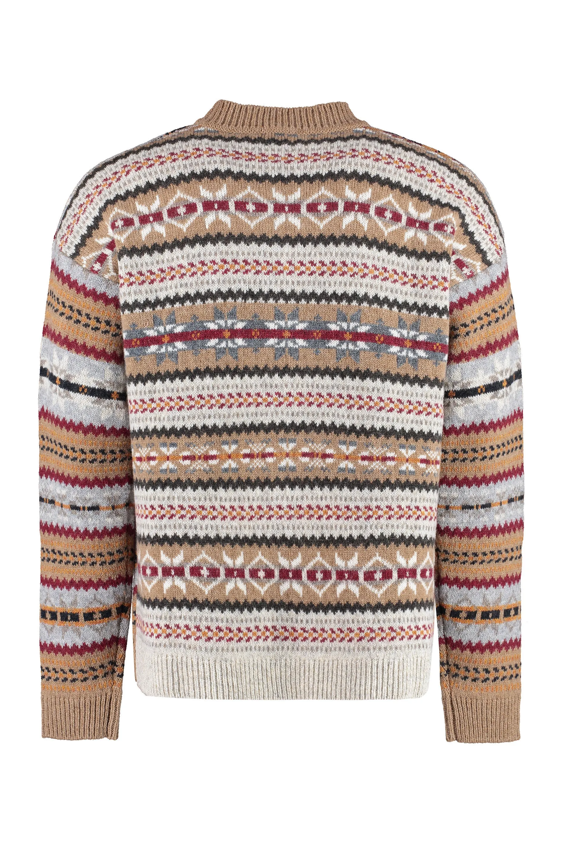 Jacquard wool sweater