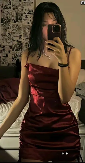 JazzHer Modest Sheath Spaghetti Straps Burgundy Short Satin Homecoming Dresses Cocktail Dress (PRE-ORDER)