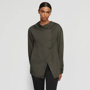 Jemima Wrap-Neck Tencel Blouse