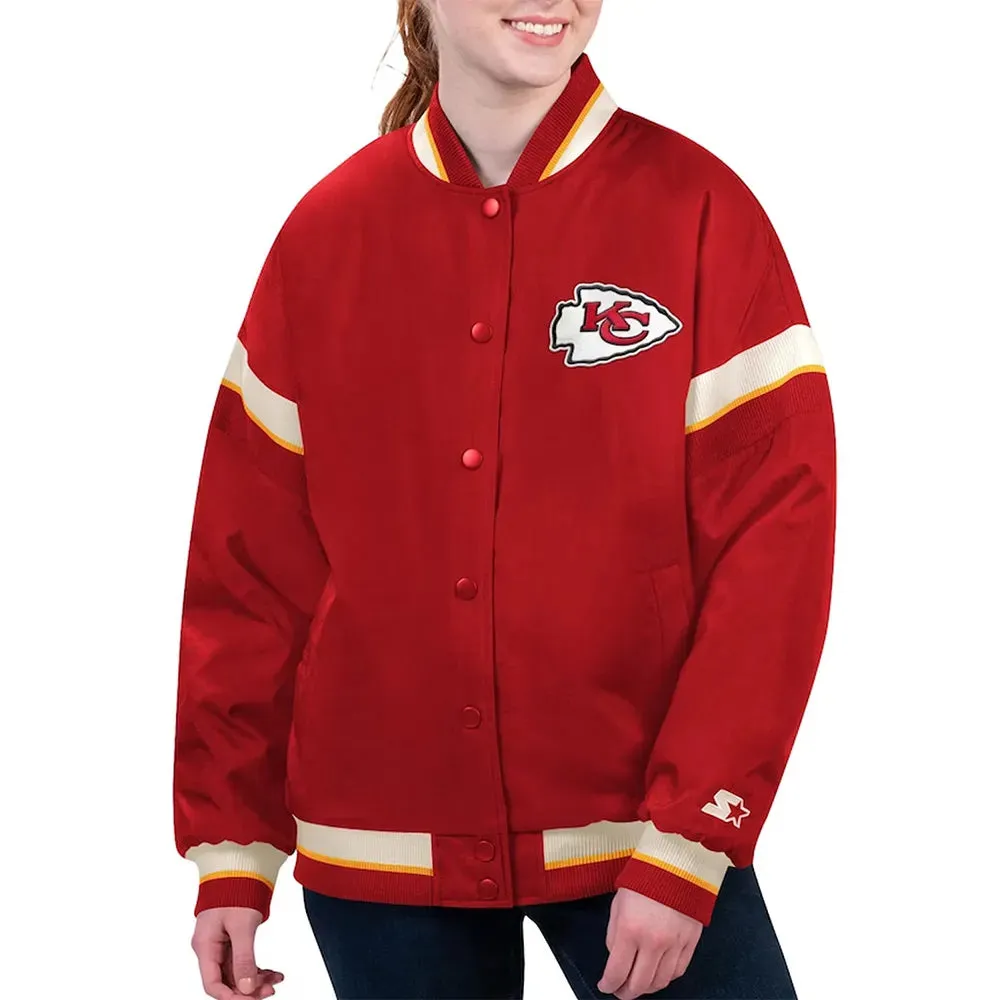 Kansas City Chiefs Tournament Red Varsity Jacket