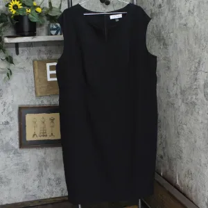 Kasper Womens Plus Size Sleeveless Sheath Dress 1678fa106049b1 Black 22W
