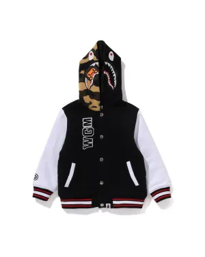 Kids Milo Shark Hoodie Sweat Varsity Jacket