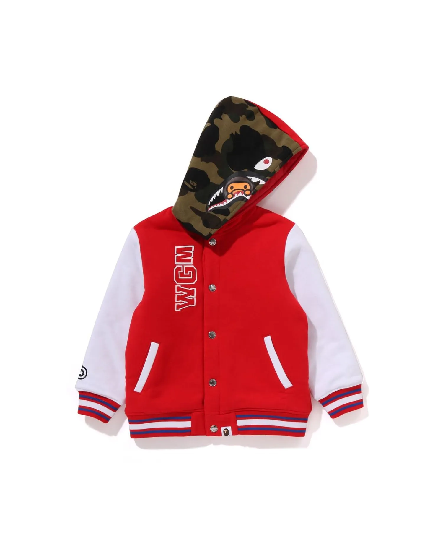 Kids Milo Shark Hoodie Sweat Varsity Jacket