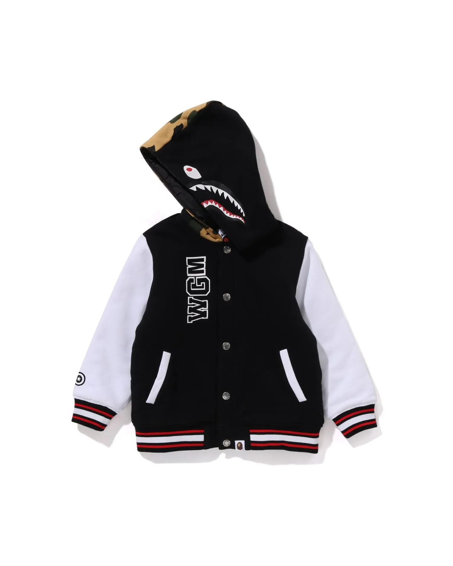 Kids Milo Shark Hoodie Sweat Varsity Jacket