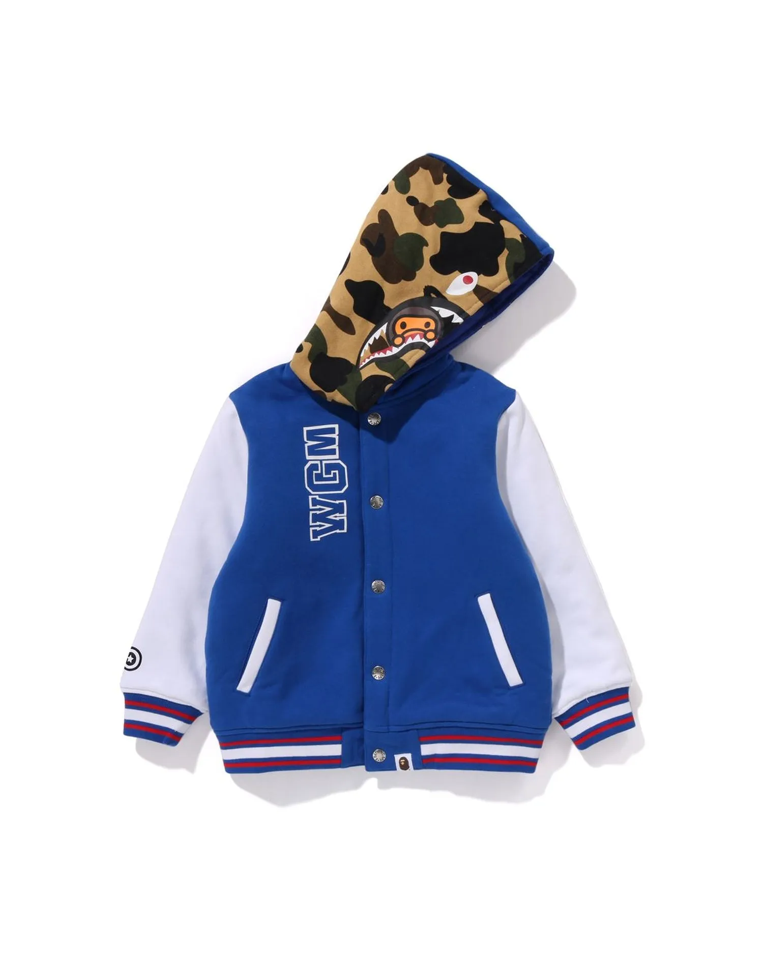 Kids Milo Shark Hoodie Sweat Varsity Jacket
