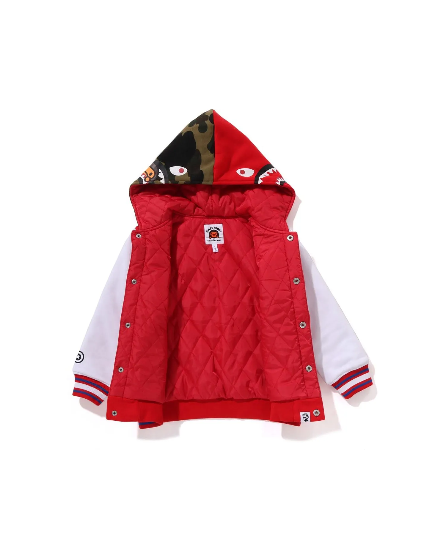 Kids Milo Shark Hoodie Sweat Varsity Jacket