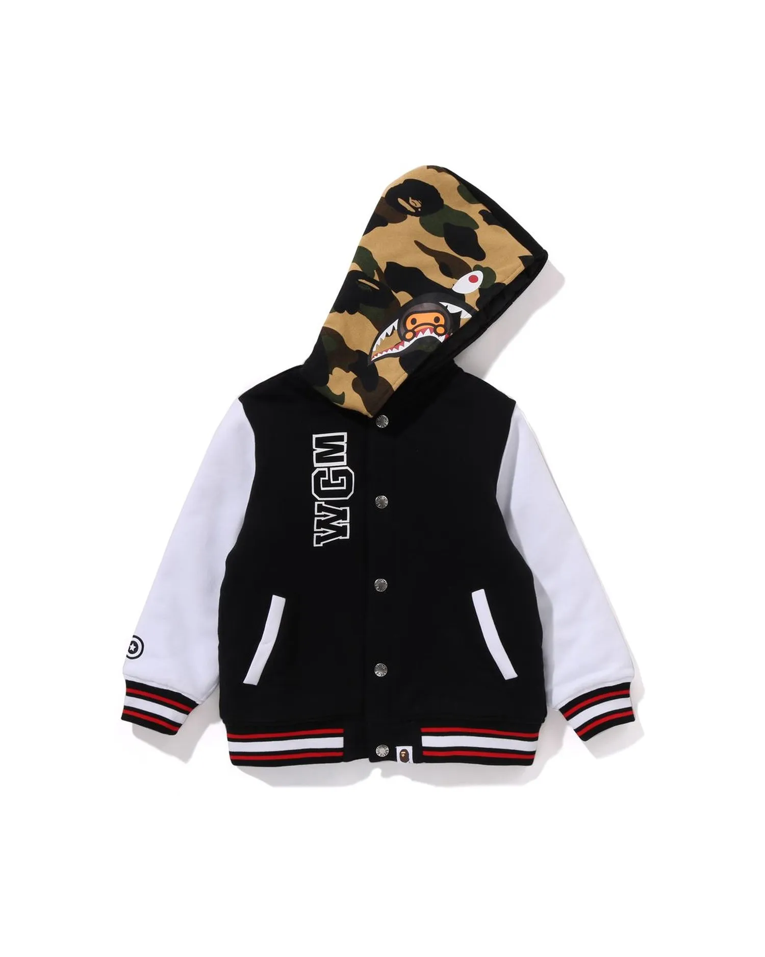Kids Milo Shark Hoodie Sweat Varsity Jacket