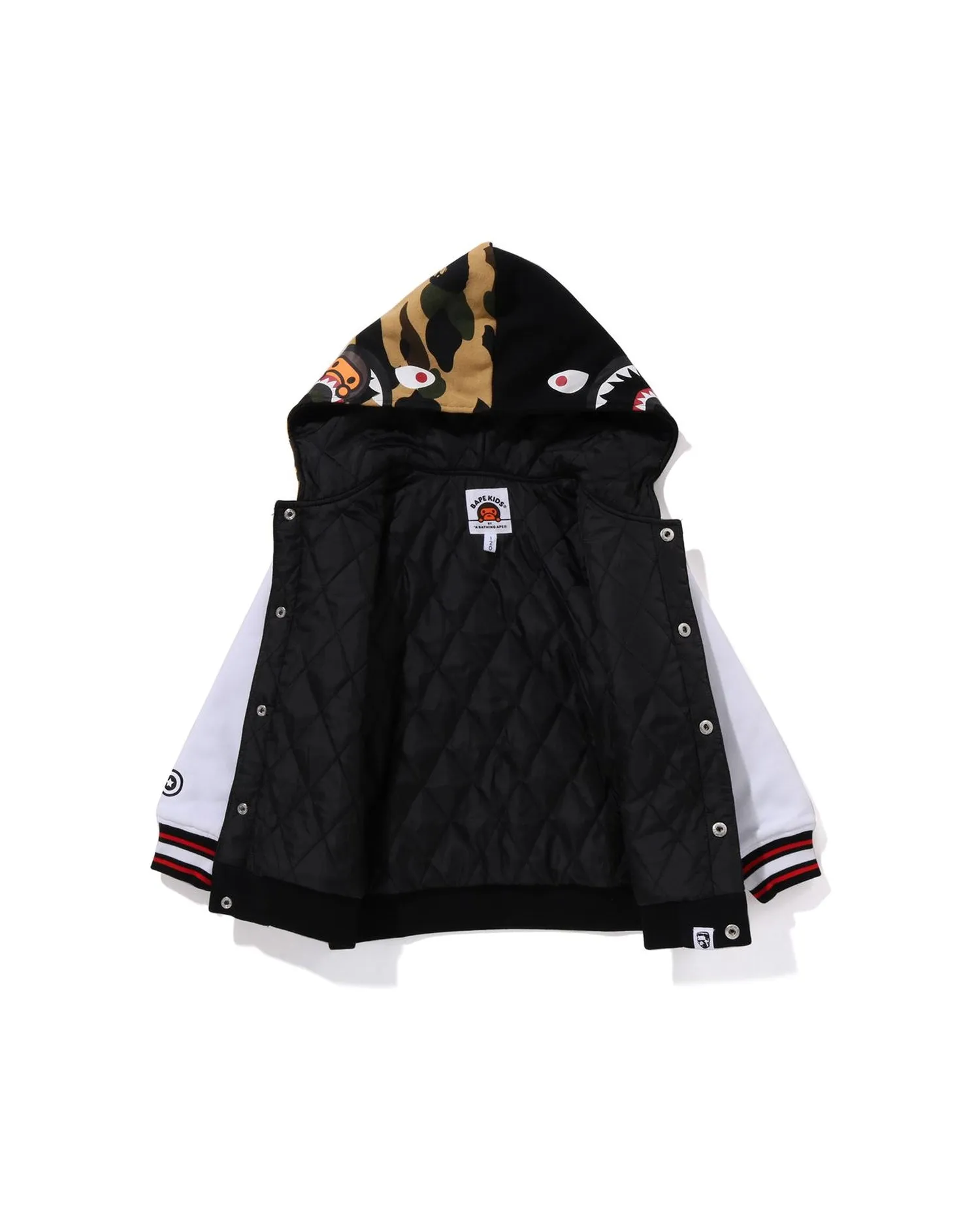 Kids Milo Shark Hoodie Sweat Varsity Jacket
