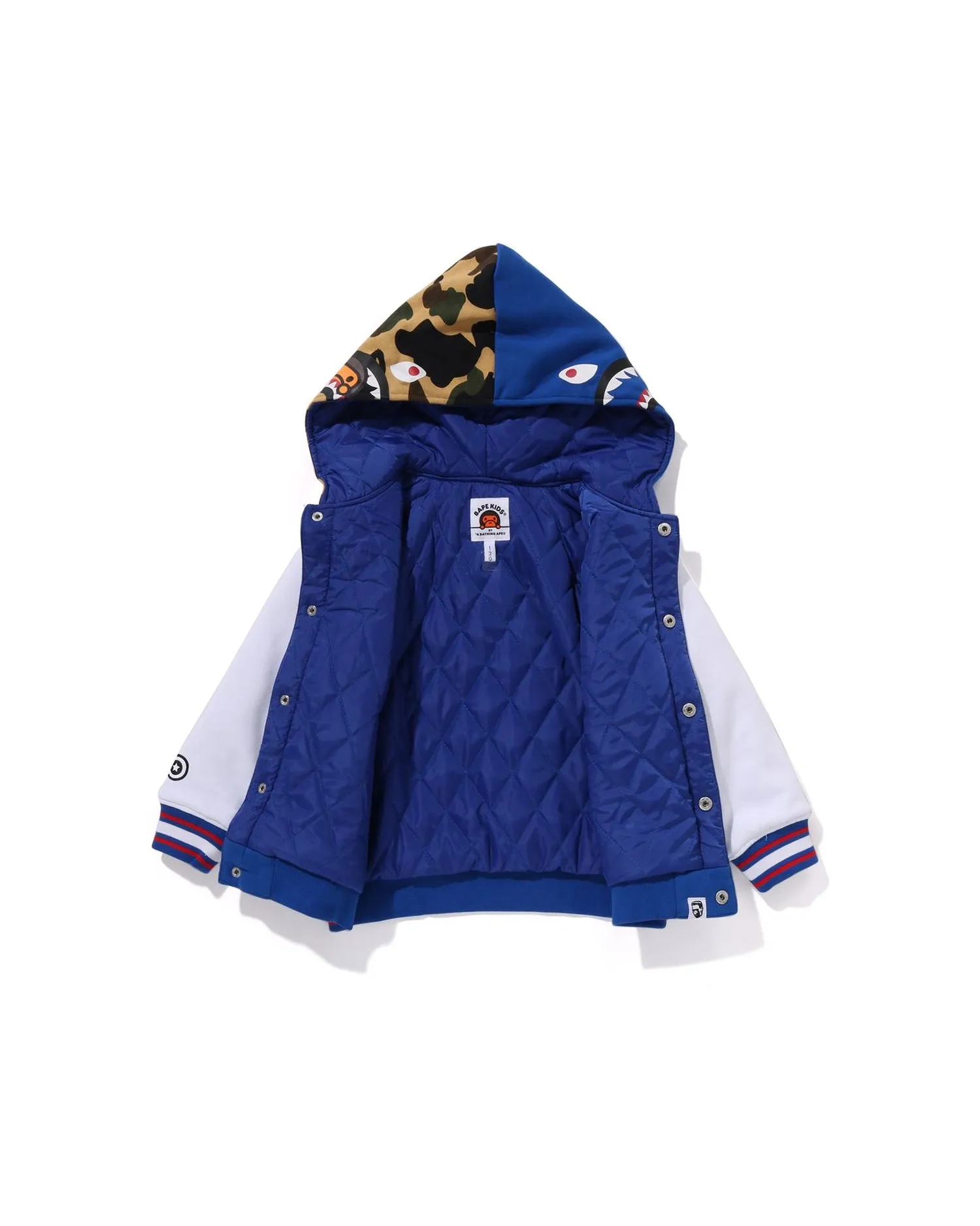 Kids Milo Shark Hoodie Sweat Varsity Jacket